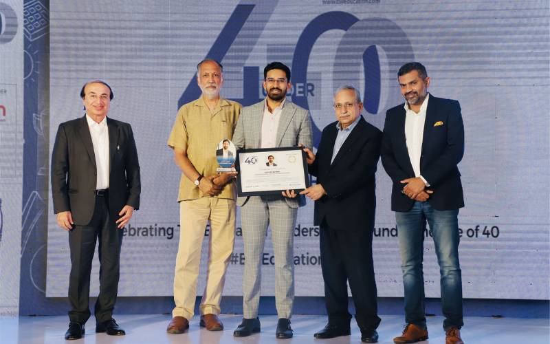 Proud moment for ABBS, as Mr. Ajitesh Basani, Executive Director makes it to the BW Education 40 under 40 Awards!