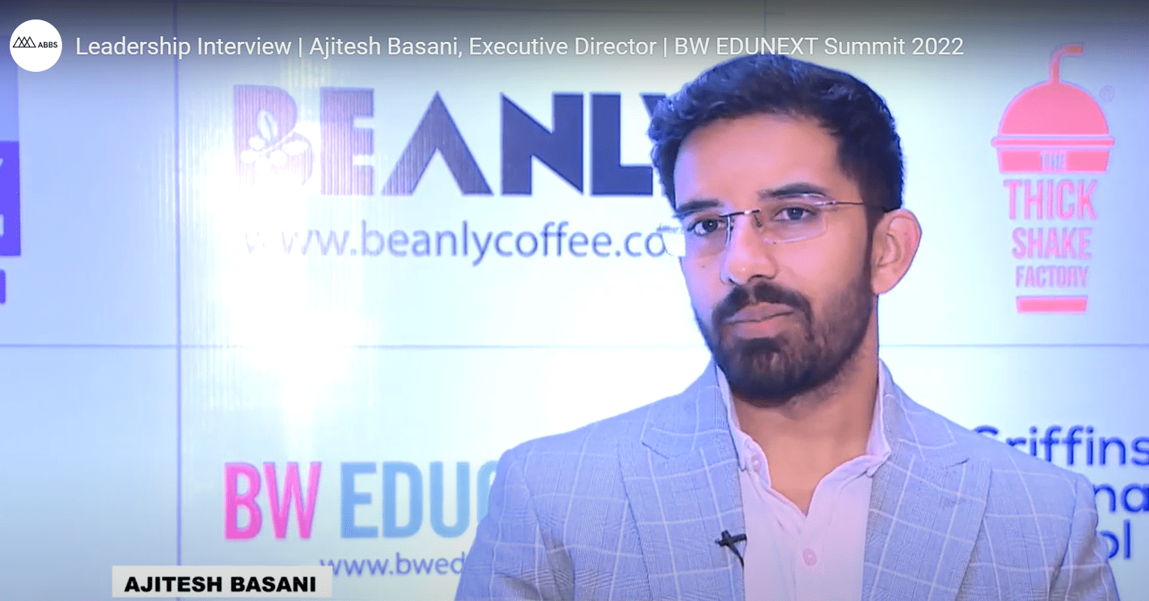 Executive Director, Ajitesh Basani speaks on the education sector at BW EDUNEXT Summit, New Delhi.