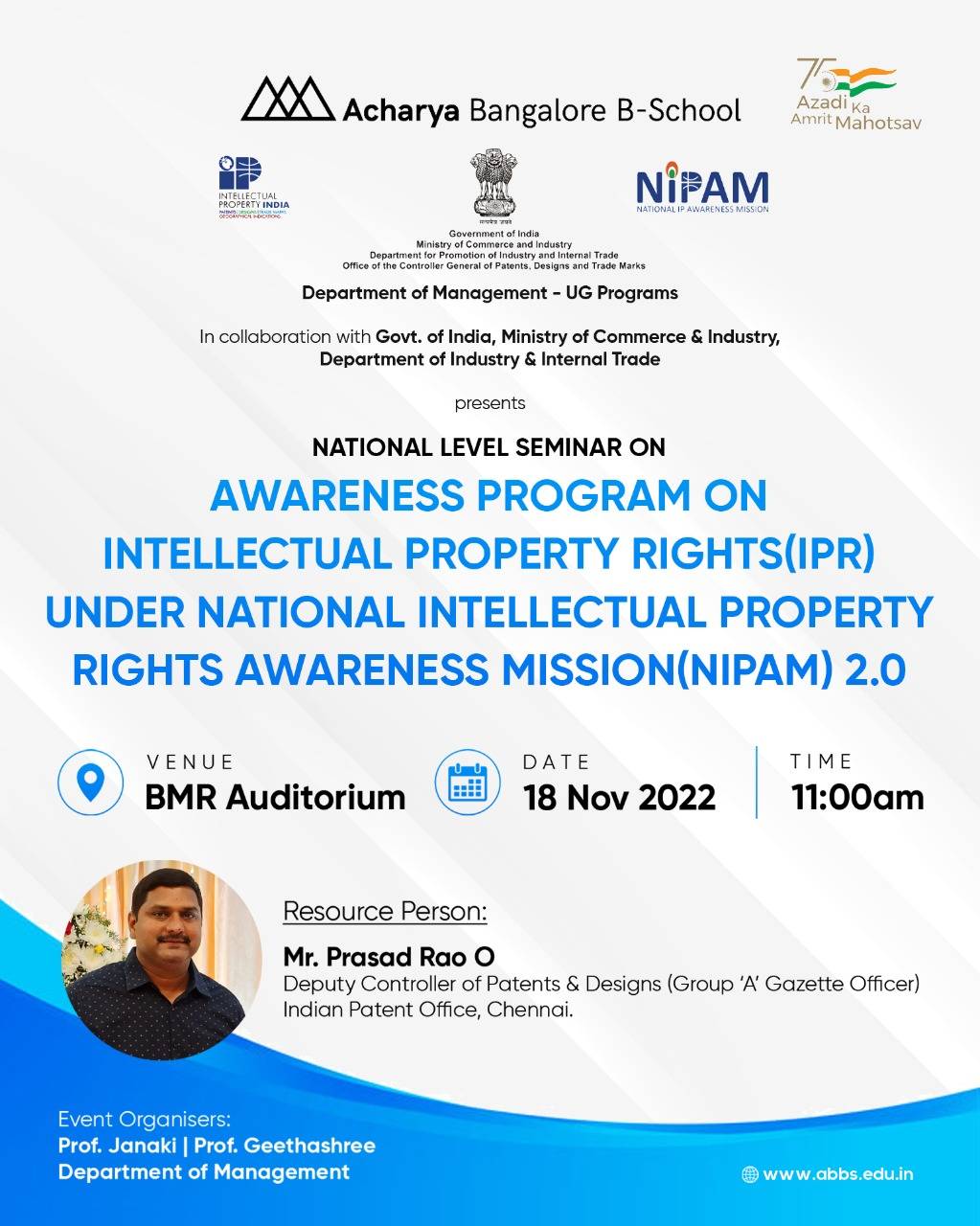 Awareness Program on Intellectual Property Rights
