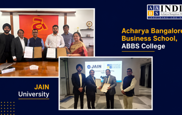 AAFM India Signs 2 Big MoUs in 2 Days with Jain University and Acharya Bangalore Business School