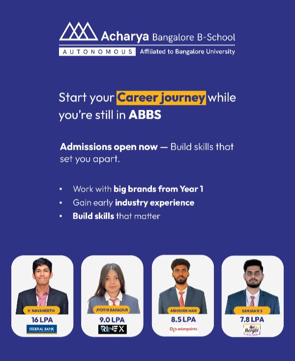 Start your career journey while you're still in ABBS