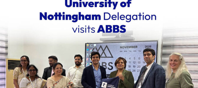 University of Nottingham delegation visits ABBS – (21st November 2025)