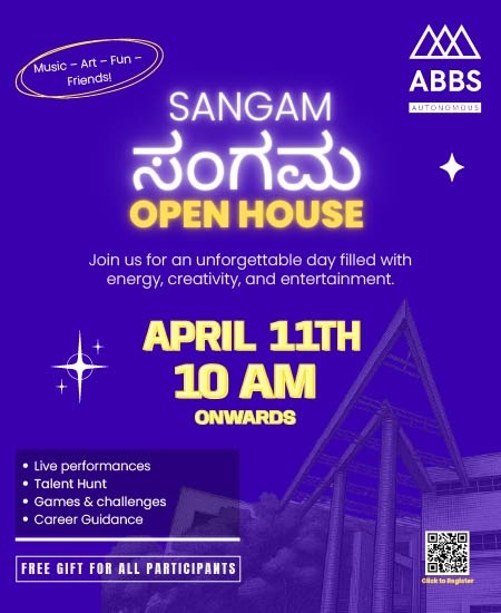 Sangam Open House | join us for an unforgettable day filled with energy, creativity and entertainment.