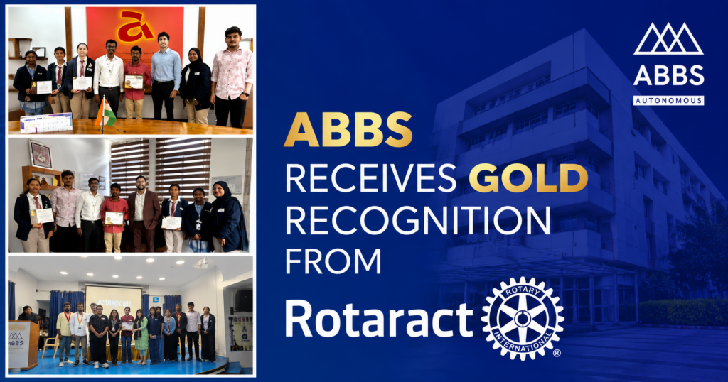 Rotaract Club of ABBS Receives Gold Recognition from District 3192